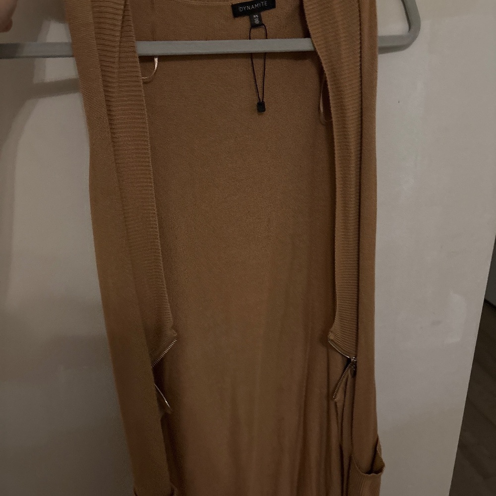 Dynamite tan coloured vest